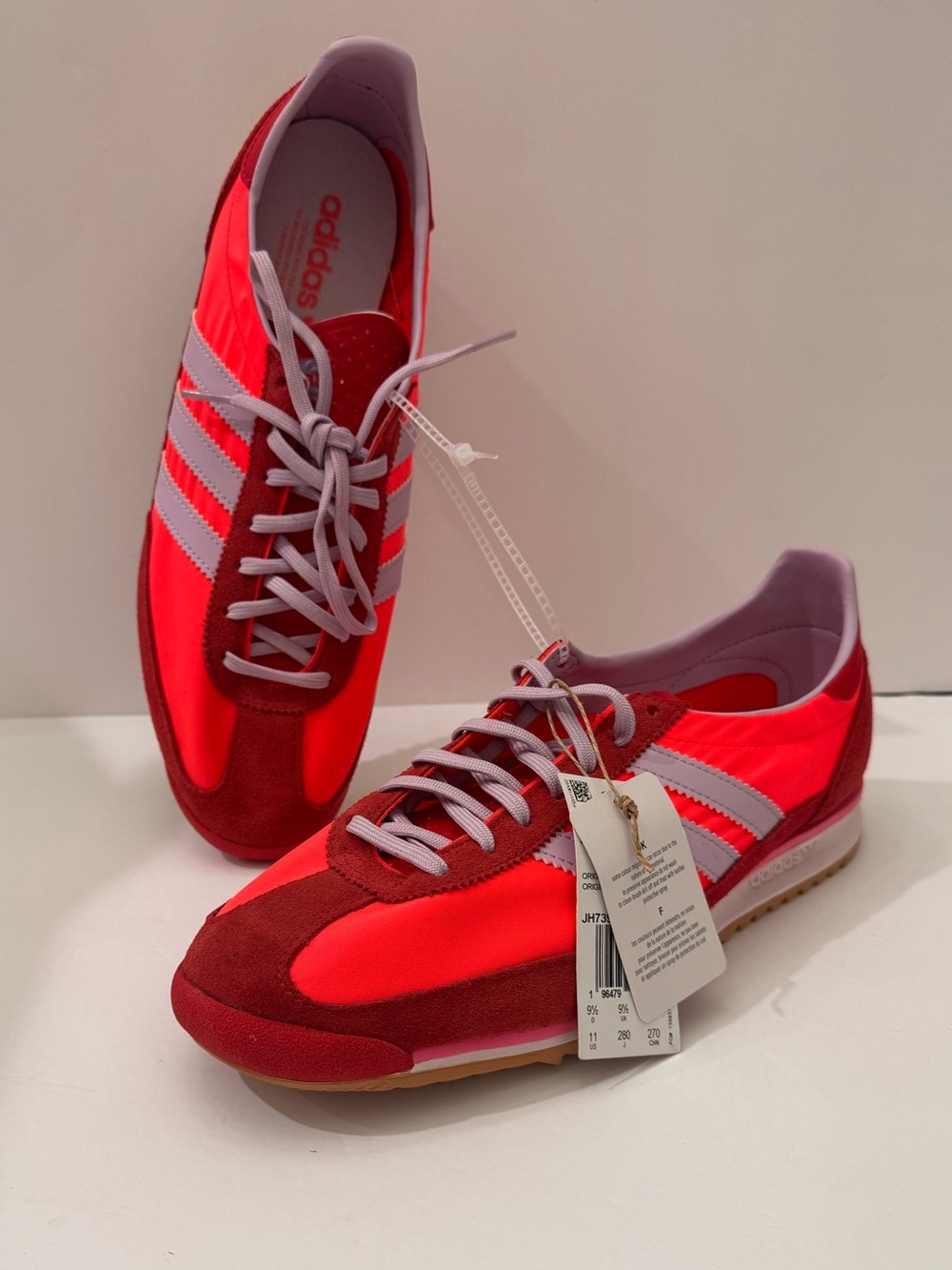 Women's adidas SL 72 OG Shoes 'Solar Red' JH7392 Size 11 New